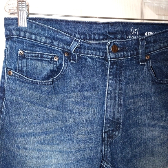 Men’s Clothing - George Mens Athletic Fit Jeans Size 33x30 - Picture 3 of 9